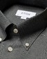Eton Micro Dot Mélange Oxford Button Down Overhemd Donker Groen