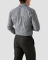 Eton Micro Houndstooth Luxury 120 Merino Wool Mother of Pearl Buttons Overhemd Donker Bruin