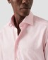 Eton Micro Houndstooth Organic Supima Cotton Mother of Pearl Buttons Shirt Pink