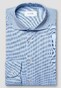 Eton Micro Texture Pattern Four-Way Stretch Shirt Blue