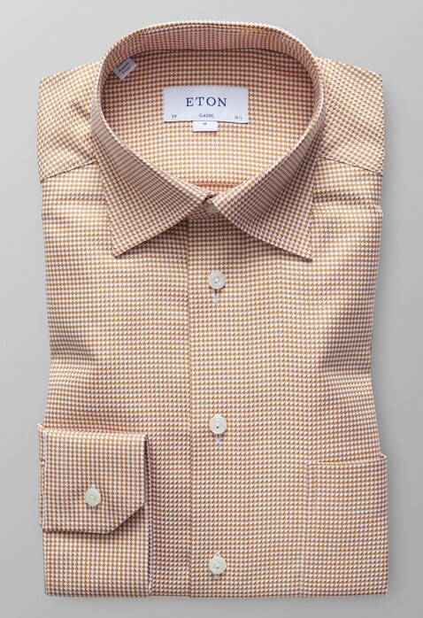 Eton Micro Weave Twill Shirt Multicolor