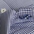 Eton Mini Check Embroidery Overhemd Navy