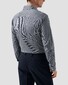 Eton Mini Check Filo di Scozia Cotton King Knit Shirt Navy