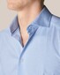 Eton Mini Dot Pattern 4-Way Stretch Overhemd Licht Blauw