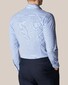 Eton Mini Dot Pattern 4-Way Stretch Overhemd Licht Blauw