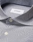 Eton Mini Dot Pattern 4-Way Stretch Shirt Dark Navy