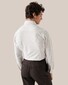 Eton Mini Floral Pattern Four Way Stretch Wide Spread Collar Overhemd Beige