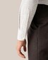 Eton Mini Floral Pattern Four Way Stretch Wide Spread Collar Overhemd Beige