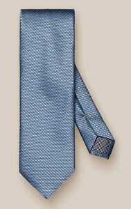 Eton Mini Geometric Pattern Tie Blue