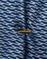 Eton Mini Geometric Pattern Tie Blue