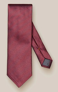Eton Mini Geometric Pattern Tie Red
