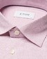 Eton Mini Pattern Four-Way Stretch Overhemd Roze