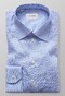 Eton Moderate Cutaway Stripe Shirt Deep Blue Melange