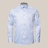 Eton Modern Floral Pattern Contrast Shirt Blue