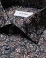 Eton Modern Flower Pattern Overhemd Navy