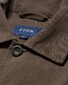 Eton Moleskin Organic Cotton Heavy Twill Overshirt Bruin