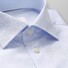 Eton Mouwlengte 7 Cutaway Check Shirt Pastel Blue