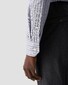 Eton Multi Bold Striped Cotton Tencel Shirt Black