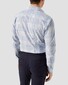 Eton Multi Check Fine Twill Luxury Organic Supima Cotton Melange Yarn Shirt Light Blue