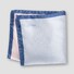 Eton Multi Sided Fantasy Pattern Pocket Square Blue-Multi