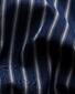 Eton Multi Striped Signature Poplin White Collar Overhemd Blauw