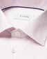 Eton Multi Striped Signature Twill Shirt Pink