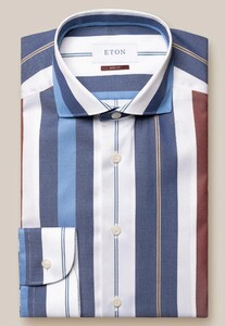 Eton Multicolor Multi Stripe Signature Twill Shirt