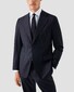 Eton Navy Details Uni Color Luxury Signature Twill Overhemd Wit