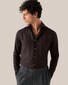 Eton New Zealand Super 120 Merino Wool Uni Shirt Burgundy