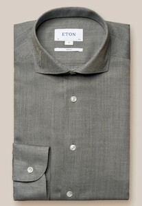 Eton New Zealand Super 120 Merino Wool Uni Shirt Light Grey