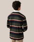 Eton Organic Cotton Filo di Scozia Piqué Knit Poloshirt Dark Green-Navy