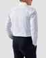 Eton Organic Cotton Signature Twill Duo Stripe White Collar Shirt Light Blue