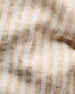 Eton Organic Linen Wide Stripe Pattern Shirt Beige