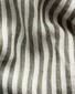 Eton Organic Linen Wide Stripe Pattern Shirt Green