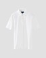 Eton Organic Supima Cotton Piqué Uni Color Polo Wit