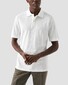 Eton Organic Supima Cotton Piqué Uni Color Polo Wit