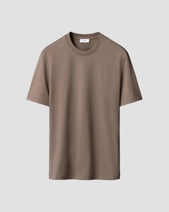 Eton Organic Supima Cotton Uni Single Jersey T-Shirt Brown