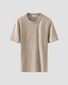 Eton Organic Supima Cotton Uni Single Jersey T-Shirt Licht Bruin
