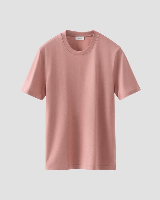 Eton Organic Supima Cotton Uni Single Jersey T-Shirt Roze