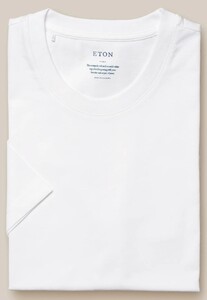 Eton Organic Supima Cotton Uni Single Jersey T-Shirt White