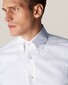 Eton Oxford Button Down Uni Overhemd Wit