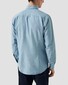 Eton Oxford Denim Indigo-Deyd Matt Buttons Shirt Blue