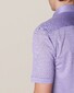 Eton Oxford Piqué Button Under Poloshirt Purple