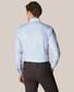 Eton Oxford Solid Lightweight Organic Cotton Button Down Overhemd Licht Blauw