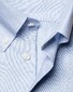 Eton Oxford Solid Lightweight Organic Cotton Button Down Shirt Light Blue