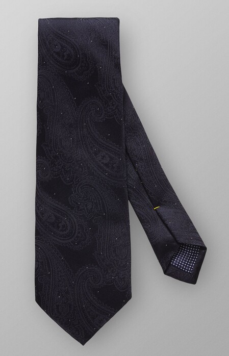 Eton Paisley Blended Tie Dark Navy