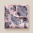 Eton Paisley Detail Pocket Square Pink