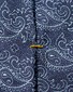 Eton Paisley Pattern Pure Woven Silk Das Donker Blauw