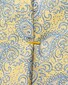 Eton Paisley Pattern Pure Woven Silk Tie Yellow