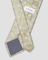 Eton Paisley Pattern Pure Woven Silk Tie Yellow